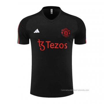 Camiseta de Entrenamiento Manchester United 2023-2024 Negro Camiseta de Entrenamiento Manchester United 2023-2024 Negro