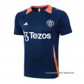 Camiseta de Entrenamiento Manchester United 2024-2025 Azul