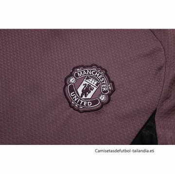 Camiseta de Entrenamiento Manchester United 2025-2026 Marron