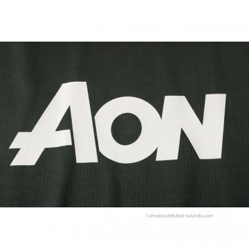 Camiseta de Entrenamiento Manchester United Sin Mangas 2021-2022 Verde