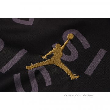 Camiseta de Entrenamiento Paris Saint-Germain Jordan 2021-2022 Negro