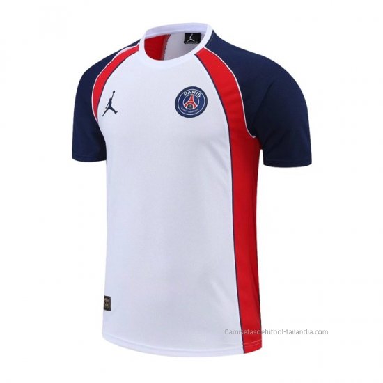Camiseta de Entrenamiento Paris Saint-Germain Jordan 2022-2023 Blanco - Haga un click en la imagen para cerrar
