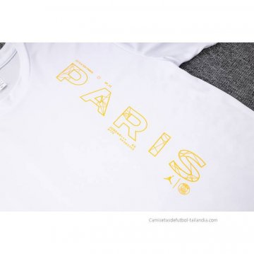 Camiseta de Entrenamiento Paris Saint-Germain Jordan 2023-2024 Blanco