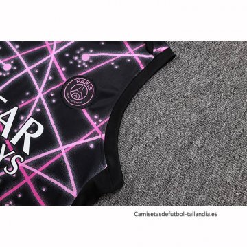 Camiseta de Entrenamiento Paris Saint-Germain Sin Mangas 2025-2026 Negro Rosa