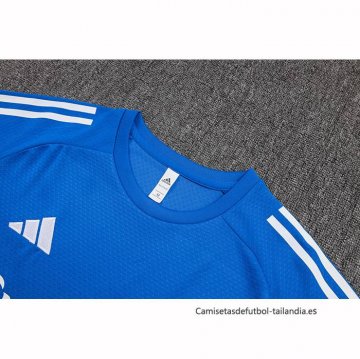 Camiseta de Entrenamiento Real Madrid 2025-2026 Azul Blanco