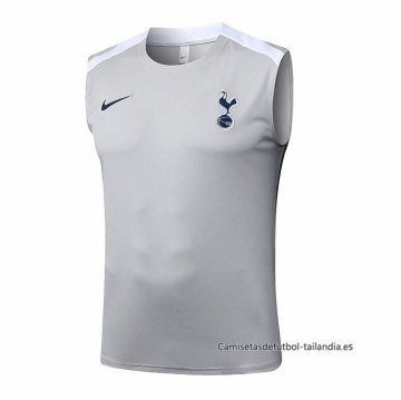 Camiseta de Entrenamiento Tottenham Hotspur Sin Mangas 2025-2026 Gris