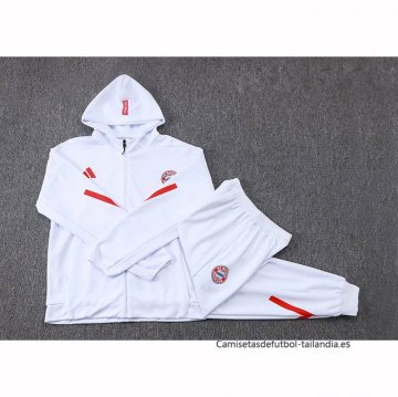 Chandal con Capucha del Bayern Munich 2025-2026 Blanco