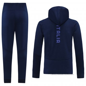 Chandal con Capucha del Italia 2021-2022 Azul