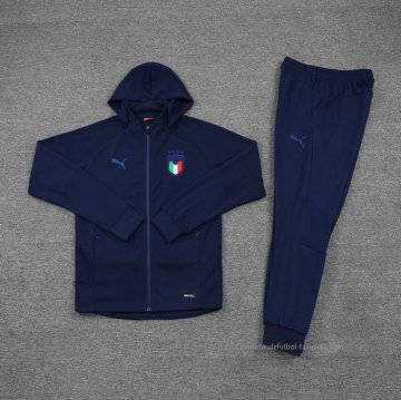 Chandal con Capucha del Italia 2021-2022 Azul