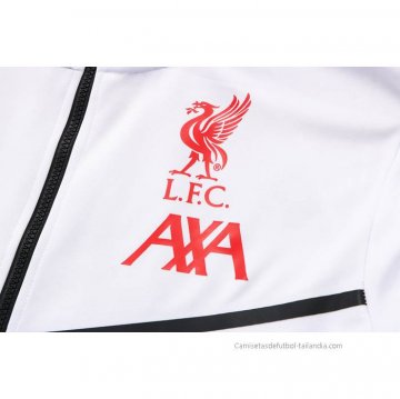 Chandal con Capucha del Liverpool 2022-2023 Blanco