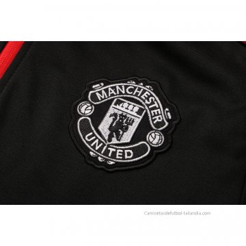 Chandal con Capucha del Manchester United 2021-2022 Negro