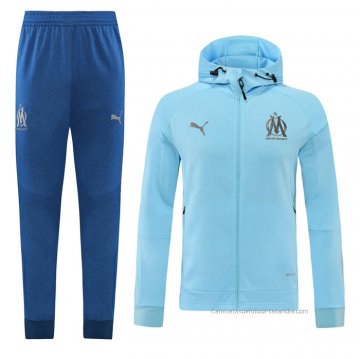 Chandal con Capucha del Olympique Marsella 2022-2023 Azul Chandal con Capucha del Olympique Marsella 2022-2023 Azul