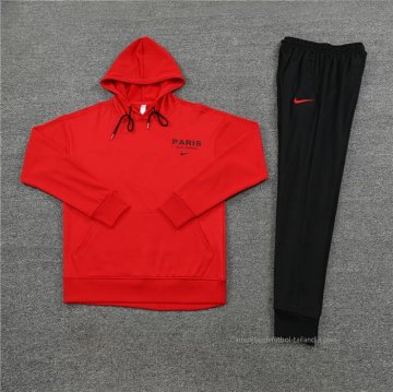Chandal con Capucha del Paris Saint-Germain 2023 Rojo