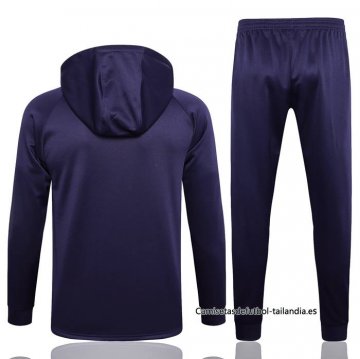 Chandal con Capucha del Paris Saint-Germain 2023-2024 Purpura