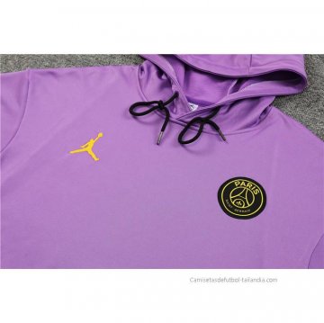 Chandal con Capucha del Paris Saint-Germain Jordan 2023 Purpura