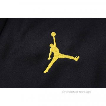 Chandal con Capucha del Paris Saint-Germain Jordan 2023-2024 Negro