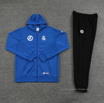 Chandal con Capucha del Real Madrid 2022-2023 Azul