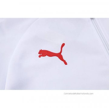 Chandal de Chaqueta del AC Milan 2023-2024 Blanco