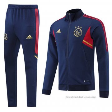 Chandal de Chaqueta del Ajax 2022-2023 Azul