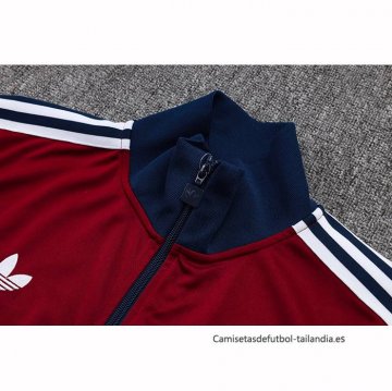 Chandal de Chaqueta del Arsenal 2025-2026 Rojo