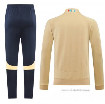 Chandal de Chaqueta del Barcelona 2022-2023 Caqui