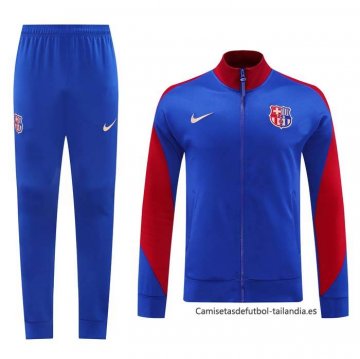 Chandal de Chaqueta del Barcelona 2024-2025 Azul Chandal de Chaqueta del Barcelona 2024-2025 Azul