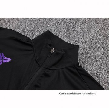 Chandal de Chaqueta del Barcelona 2025-2026 Negro Purpura