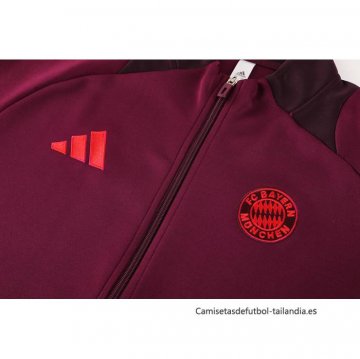 Chandal de Chaqueta del Bayern Munich 2024-2025 Rojo