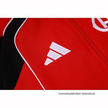 Chandal de Chaqueta del Flamengo 2025-2026 Rojo Negro