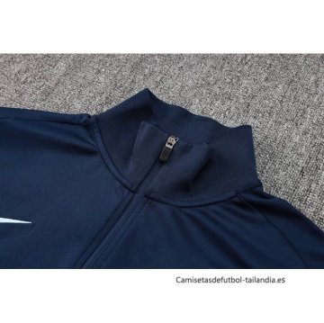 Chandal de Chaqueta del Francia Nino 2024-2025 Azul
