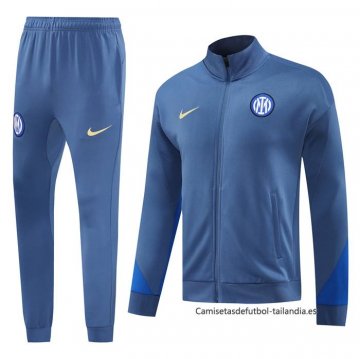 Chandal de Chaqueta del Inter Milan 2024-2025 Azul