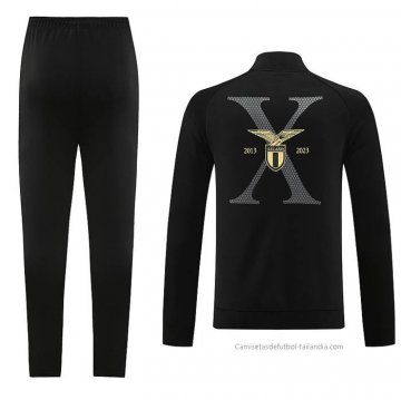 Chandal de Chaqueta del Lazio 2023-2024 Negro