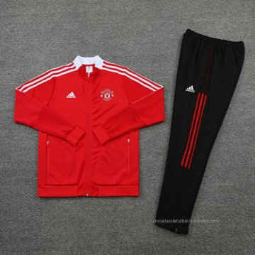 Chandal de Chaqueta del Manchester United 2021-2022 Rojo