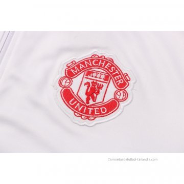 Chandal de Chaqueta del Manchester United 2021-2022 Blanco