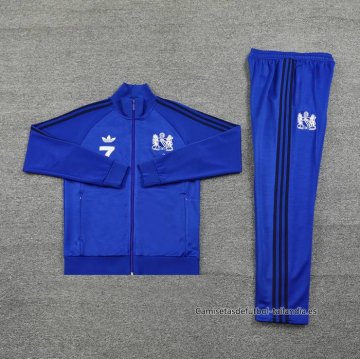 Chandal de Chaqueta del Manchester United 2024-2025 Azul