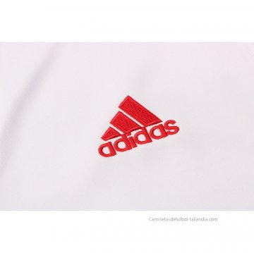 Chandal de Chaqueta del Manchester United Nino 2021-2022 Blanco