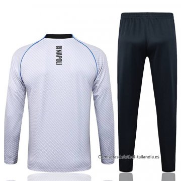 Chandal de Chaqueta del Napoli 2025-2026 Blanco