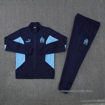 Chandal de Chaqueta del Olympique Marsella Nino 2025-2026 Azul
