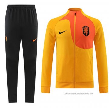 Chandal de Chaqueta del Paises Bajos 2022-2023 Naranja Chandal de Chaqueta del Paises Bajos 2022-2023 Naranja