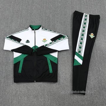 Chandal de Chaqueta del Real Betis 2025-2026 Blanco Negro