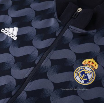 Chandal de Chaqueta del Real Madrid 2023-2024 Azul Oscuro