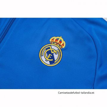 Chandal de Chaqueta del Real Madrid Nino 2025-2026 Azul Claro