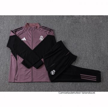 Chandal de Chaqueta del Real Madrid Nino 2026-2027 Purpura