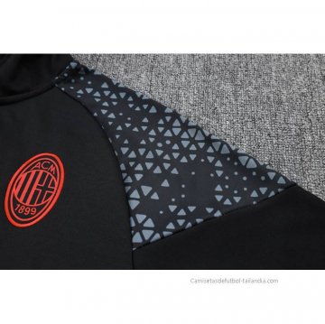 Chandal de Sudadera del AC Milan 2023-2024 Negro