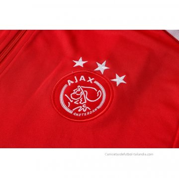 Chandal de Sudadera del Ajax Nino 2021-2022 Rojo