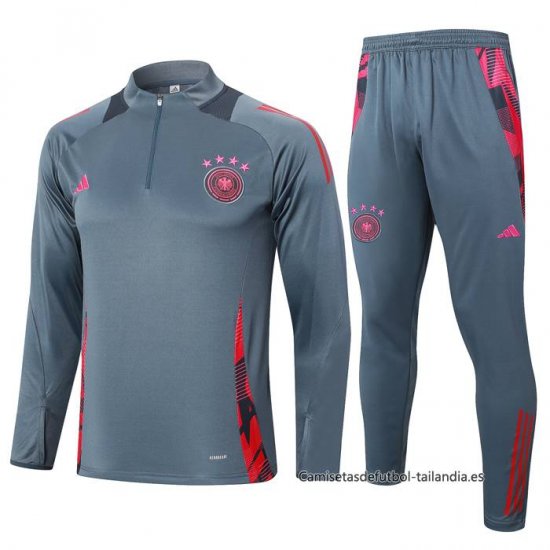 Chandal de Sudadera del Alemania 2024-2025 Gris - Haga un click en la imagen para cerrar