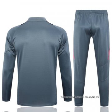 Chandal de Sudadera del Alemania 2024-2025 Gris