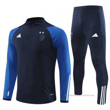 Chandal de Sudadera del Argelia 2023-2024 Azul