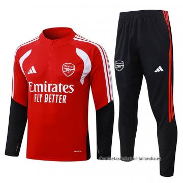 Chandal de Sudadera del Arsenal Nino 2026-2027 Rojo Chandal de Sudadera del Arsenal Nino 2026-2027 Rojo