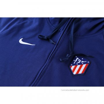 Chandal de Sudadera del Atletico Madrid 2021-2022 Azul